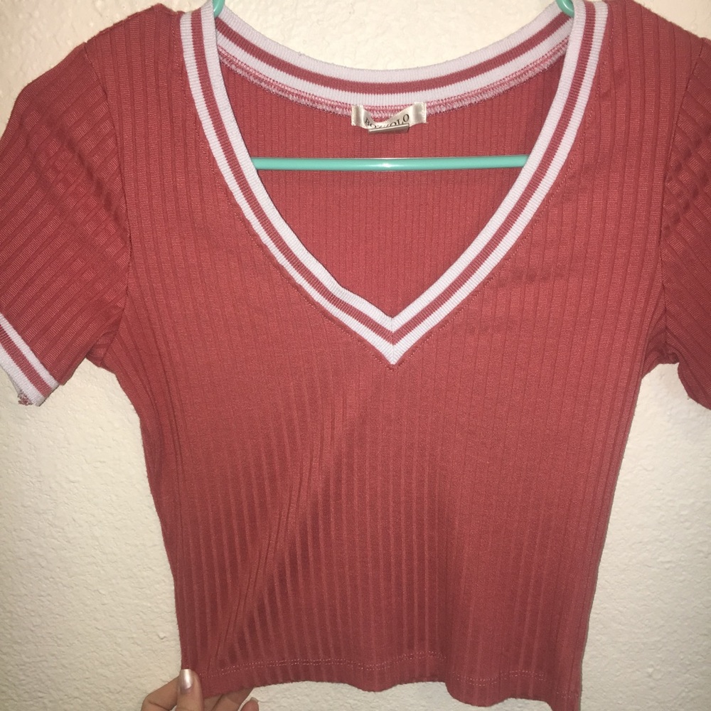 Crop Baseball Tee